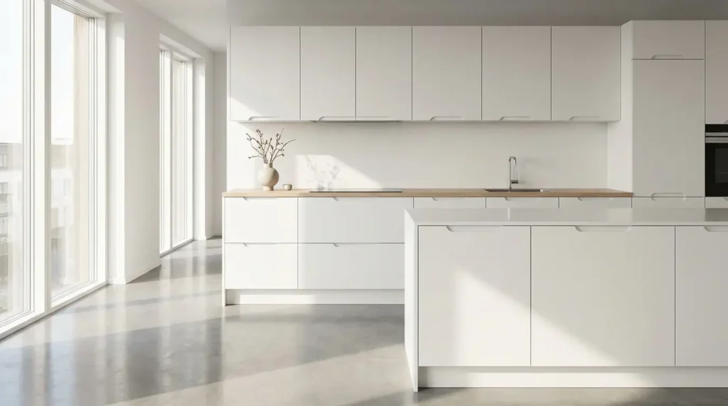 handleless kitchen cabinets design trends in the USA 2026