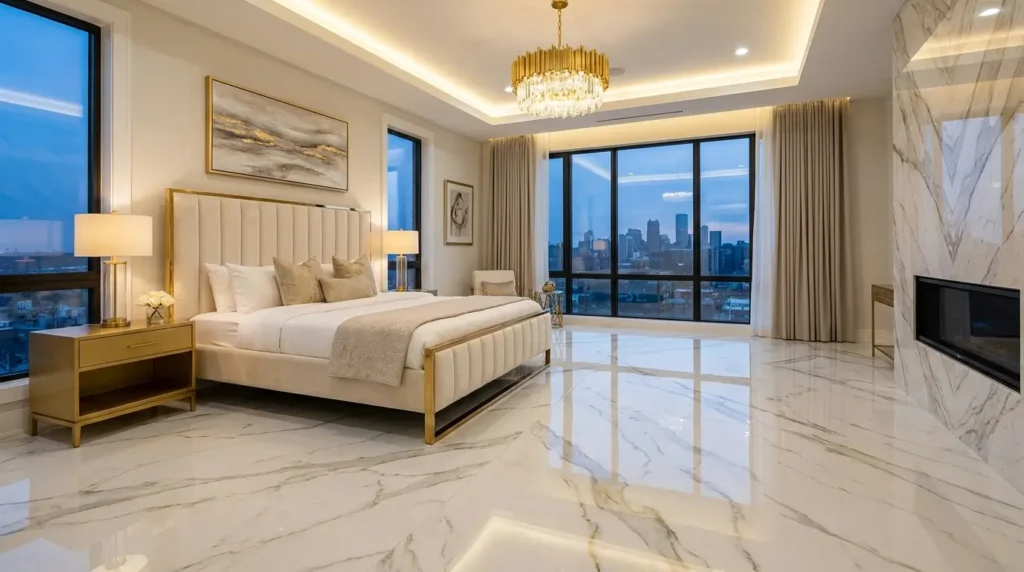 modern epoxy flooring bedroom design in USA 2026